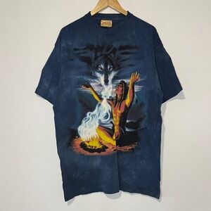 Vintage Native American The Mountain T-Shirt / XL / Year 2000